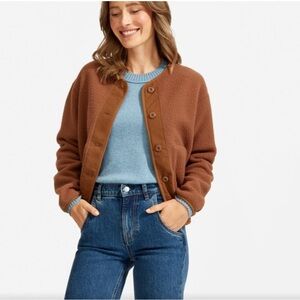 Everlane ReNew Fleece Teddy Jacket